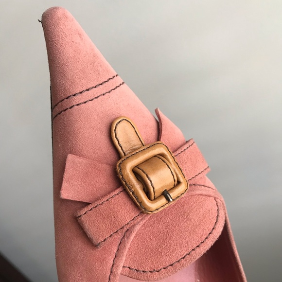 Miu Miu Shoes - Miu Miu slip on vintage kitten heels